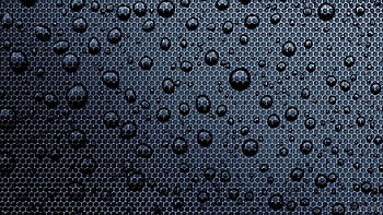 Raindrops, Honeycombs HD wallpaper