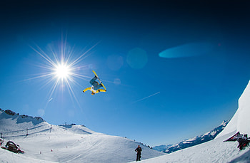 Sports, Mountains, Snow, Snowboarding, Slope, Snowboarder HD wallpaper