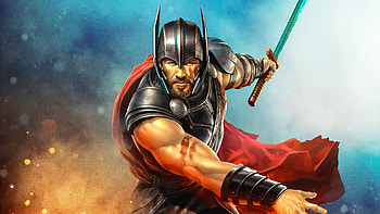 Thor Warrior, thor, superheroes, artist, artwork, digital-art, deviantart HD wallpaper