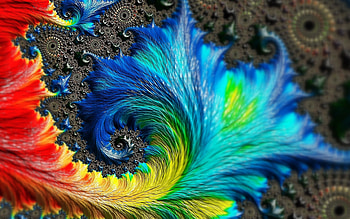 Ultra fractal background, beauty HD wallpaper