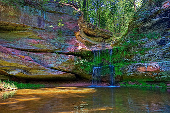 Nature, Rivers, Stones, Waterfall, Multicolored, Motley HD wallpaper