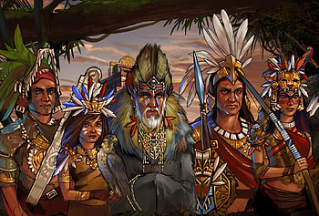 Native American, Forge Of Empires, Video Game, Feather, Warrior HD wallpaper