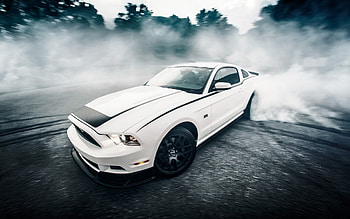 Ford Mustang, Drifting HD wallpaper