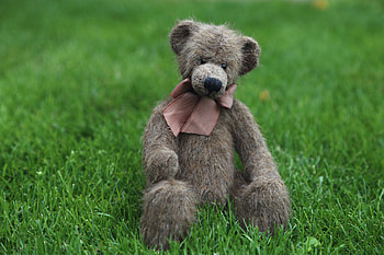 Grass, Teddy Bear, Miscellanea, Miscellaneous, Toy HD wallpaper