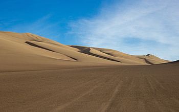 Sand Dunes, desert, nature, sand, dunes HD wallpaper