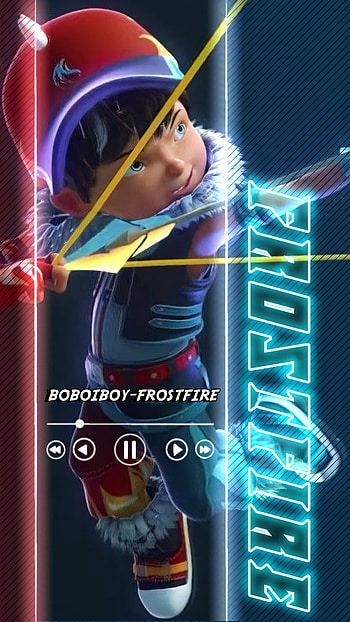 Boboiboy, boboiboy frostfire HD phone wallpaper