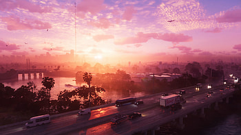 GTA VI Vice City Sunrise – Miami Vibes, Grand Theft Auto, Grand Theft Auto VI, Grand Theft Auto: Vice City, Miami, video game HD wallpaper