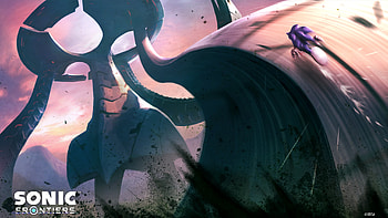 Sonic Frontiers - Asura, video game, Sonic Frontiers, Sonic the Hedgehog, landscape HD wallpaper