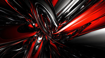 Dynamic Red and Black Abstract - Ultra, Abstract, red and black HD wallpaper