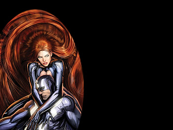 Secret Invasion, invasion, fantasy, red, comic, secret, female HD wallpaper