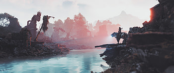 Aloy On Strider , aloy, horizon-zero-dawn, games, pc-games, xbox-games, ps-games, 2020-games HD wallpaper