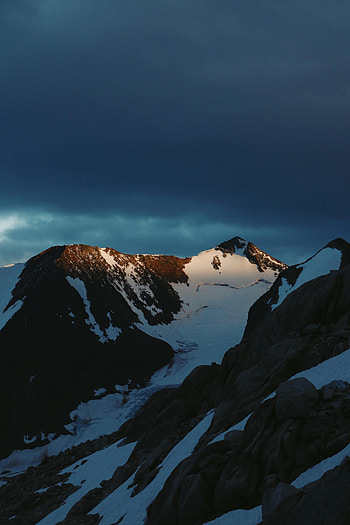 Nature, Stones, Sky, Mountains, Snow, Rocks, Snow Covered, Snowbound HD phone wallpaper