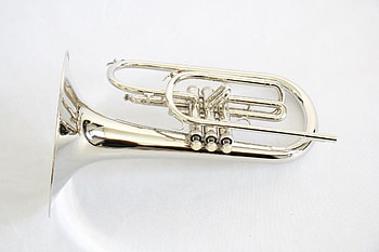 Nickel-plated marching mello, BB tone, Musical precision, Performance excellence HD wallpaper