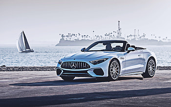 Mercedes-AMG SL 55, , luxury cars, 2022 cars, R232, R, 2022 Mercedes SL-class, german cars, Mercedes HD wallpaper