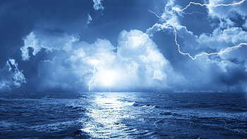 Rain Storm Thunderstorm HD wallpaper