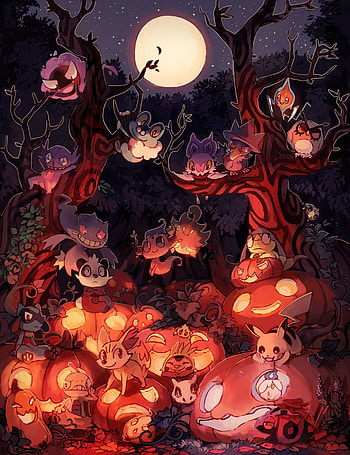 Ghost Pokmon cute , Adorable designs, Playful spirits, Whimsical charm HD phone wallpaper