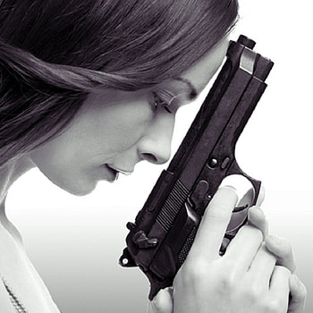 Girls 'n Guns, Gotta Love 'em, girl, gun, thoughtful, fantasy HD wallpaper