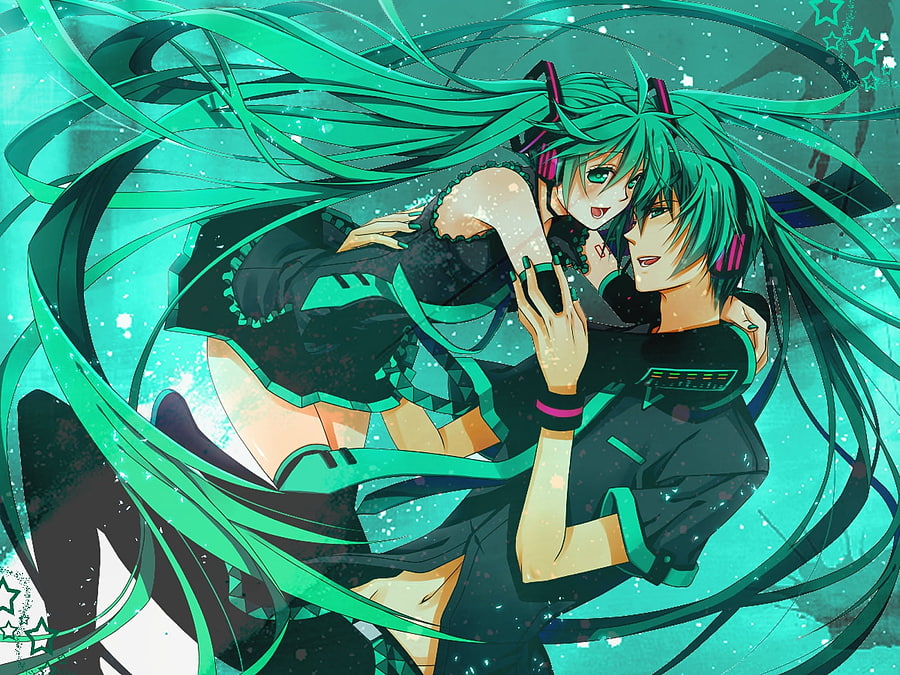 Love, miku, mikuo, hatsune HD wallpaper