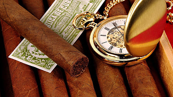 *** Cigars ***, gadgets, watch, cigars, man HD wallpaper