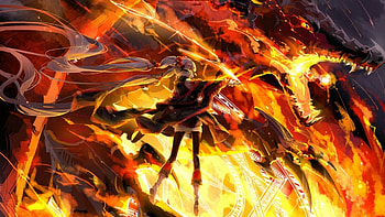 Preview dragon, fairy, magic, spell HD wallpaper