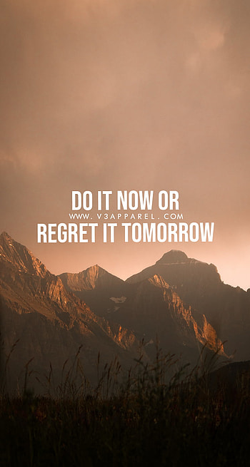 Do it now or regret it tomorrow. this . Motivational quotes for working out, Fitness motivation quotes, Fitness motivation, Workout HD phone wallpaper