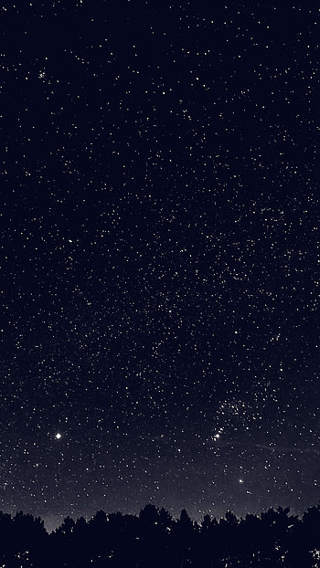 Space Sky Night Dark Nature Bw - Star HD phone wallpaper