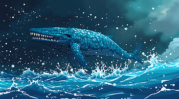 Majestic Blue Sea Beast - Ultra, whale, ocean, wave, marine life, Ocean Waves HD wallpaper