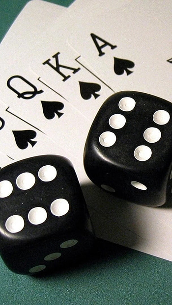 Ace King, Black Dice HD phone wallpaper
