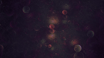 Abstract, Circles, Form, Fractal, Space, Forms, Balls HD wallpaper