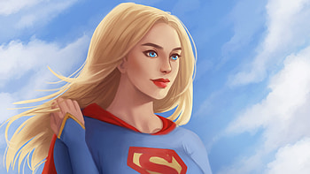 Supergirl Comicart, supergirl, superheroes, artist, artwork, digital-art HD wallpaper