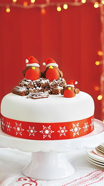 Merry Christmas, Cake HD phone wallpaper
