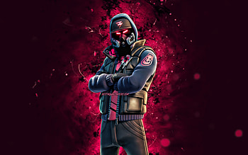 Assassin Featured Abstrakt, , purple neon lights, Fortnite Battle Royale, Fortnite characters, Assassin Featured Abstrakt Skin, Fortnite, Assassin Featured Abstrakt Fortnite HD wallpaper