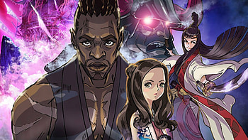 Yasuke, girl, samurai, man HD wallpaper