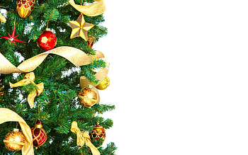 Christmas tree, holidays, graphy, cute, gifts, balls, garland, ball, christmas, red, decorations, candles, lovely, new year HD wallpaper