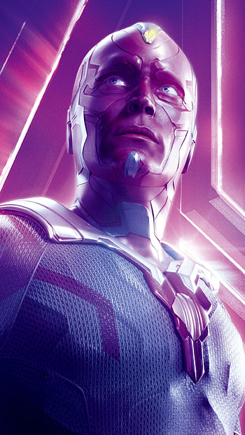 Vision, Marvel, Comic, Superhero HD phone wallpaper