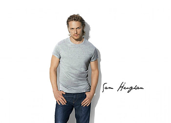Sam Heughan, white, man, actor, male HD wallpaper