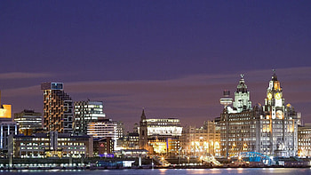 Liverpool Skyline, City landmarks, England city, Liverpudlian views HD wallpaper