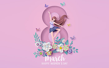:), women, day, pink, cad, eight HD wallpaper