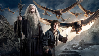The Hobbit, Bilbo and Gandalf, WQ 1440p , Unlikely companions HD wallpaper