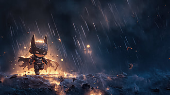 Batman Miniature Heroism, batman, superheroes, artist, artwork, digital-art, behance HD wallpaper
