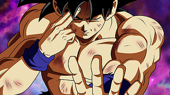 Goku, shirtless, anime, dragon ball HD wallpaper