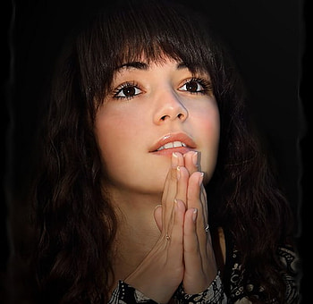 women, young, beautiful, dark eyes, nice eyes HD wallpaper