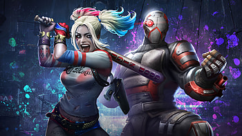 Harley Quinn And Deadshot Injustice 2 Mobile, injustice-2, games, harley-quinn, deadshot HD wallpaper