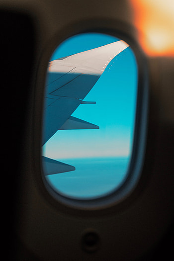 Miscellanea, Miscellaneous, Window, Porthole, Wing, Plane, Airplane, View HD phone wallpaper