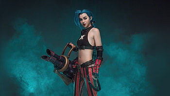 Jinx League Of Legends Shirogane Sama Cosplay , jinx-league-of-legends, league-of-legends, games, cosplay HD wallpaper