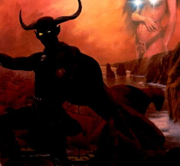 Devil goddess , goddess, fire, dark HD wallpaper