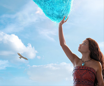 Live-Action Moana - Quad : Ocean's Embrace, movie, Moana (Live Action) HD wallpaper