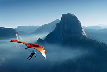 Yosemite Valley, Gliding HD wallpaper