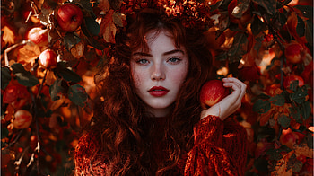 Autumn Muse — Aesthetic, woman HD wallpaper