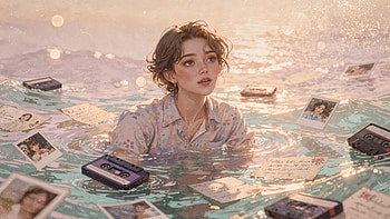 Memory Tides — Nostalgia, Nostalgia, Woman HD wallpaper